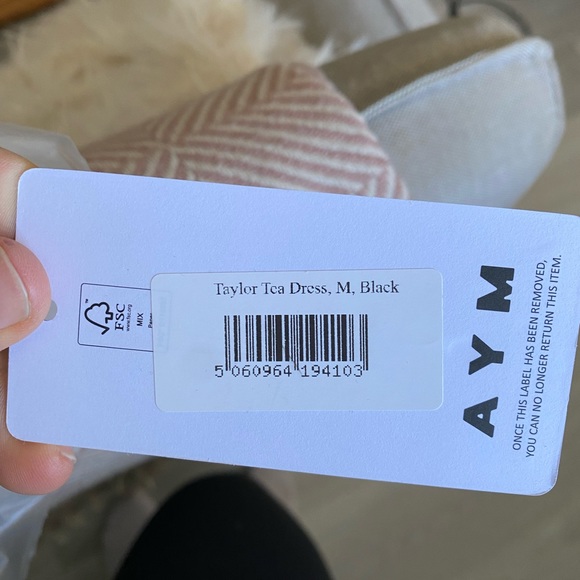 AYM Studio corseted midi black dress - Picture 6 of 6